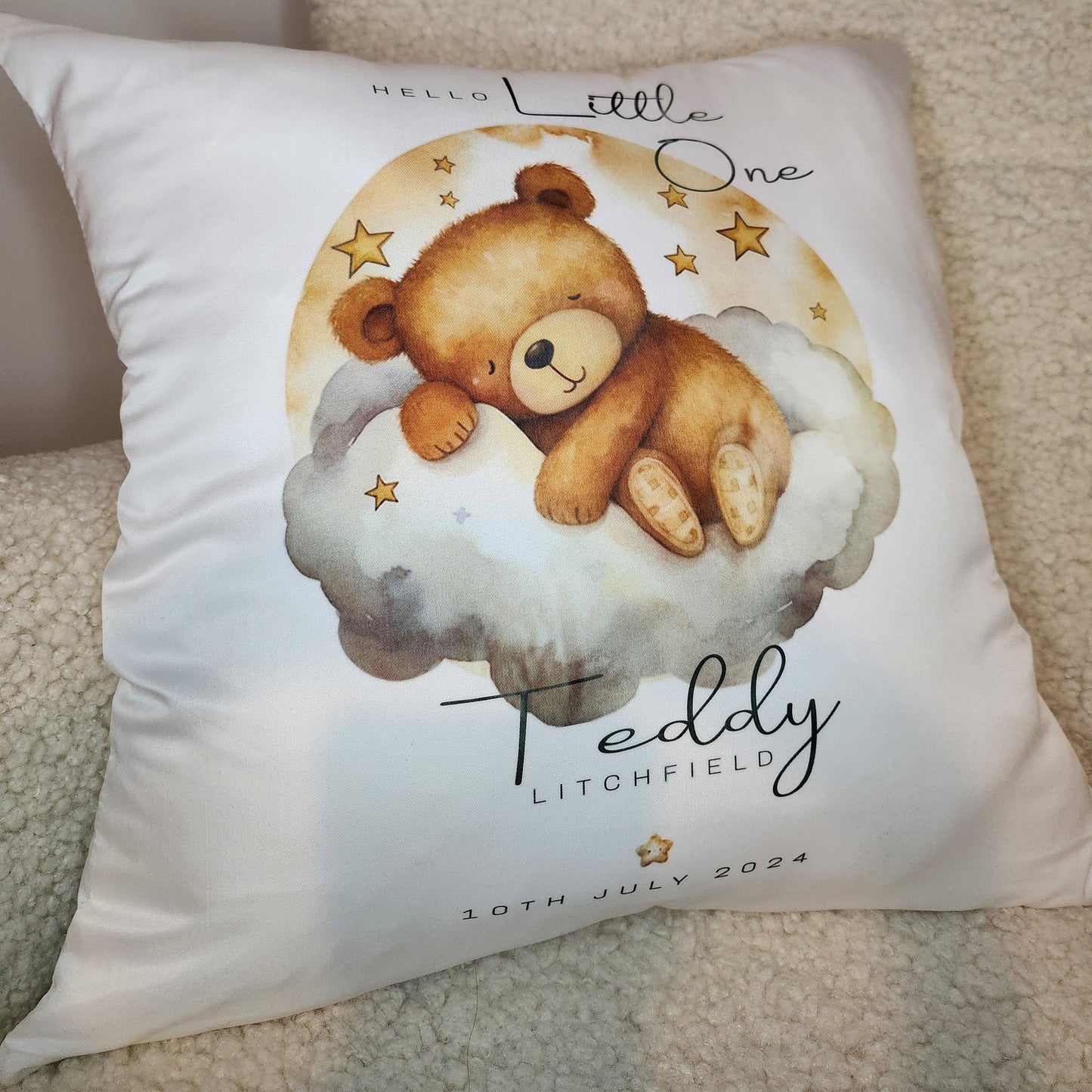 Hello Little Bear Cushion