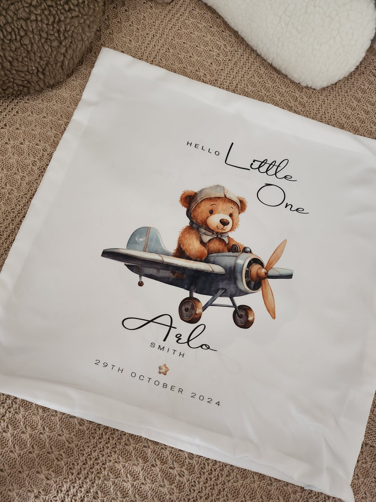 Little Aviator Personalized Cushion