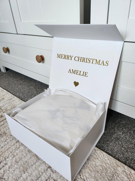 Personalised Magnetic Gift Box - White