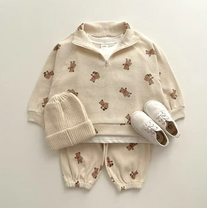 Little Bear Zip-up Set