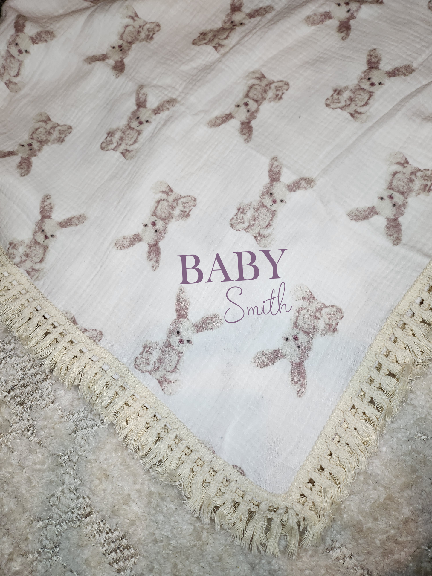 Tiny Ted's Personalised Blanket - Large