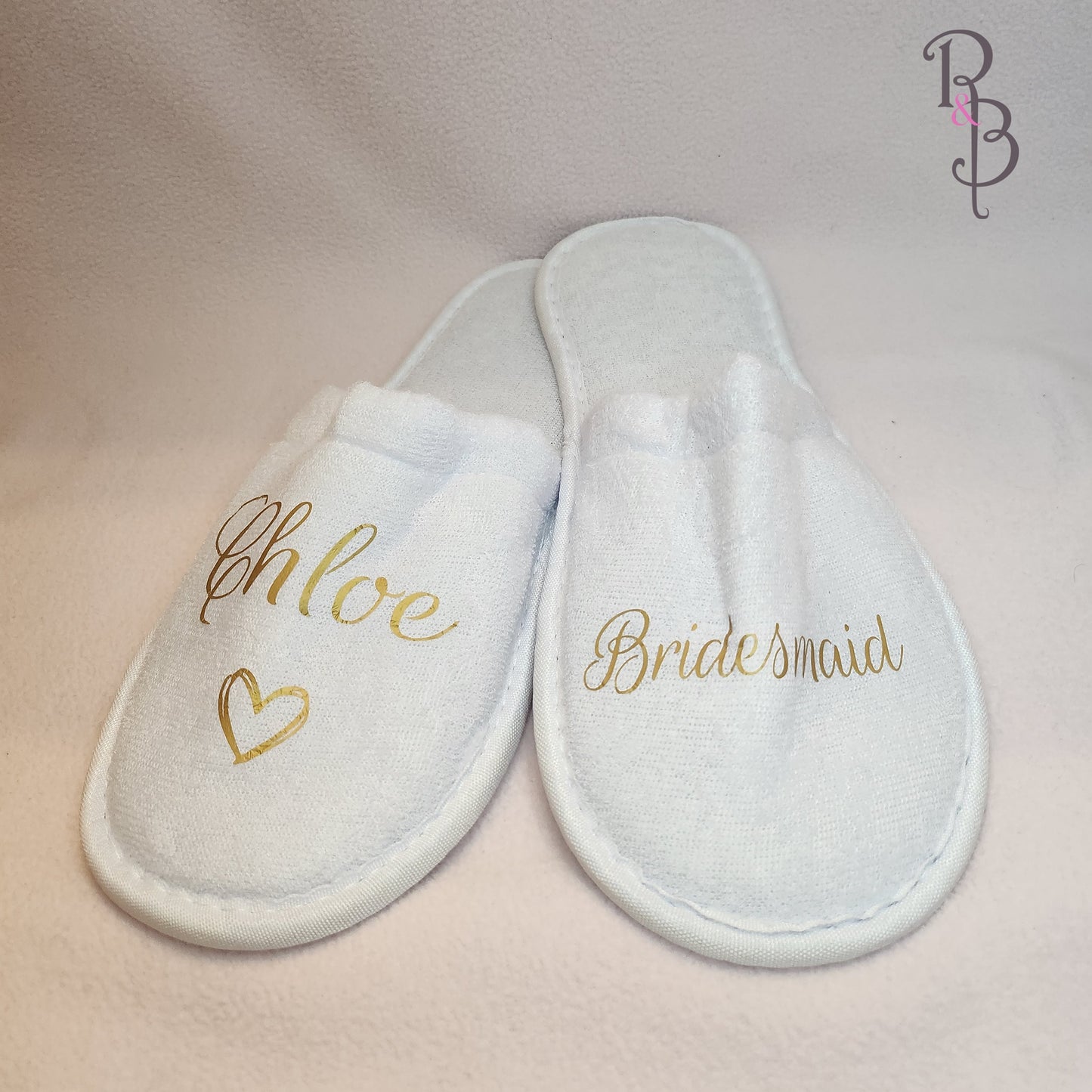 Rose & Blooms Closed Toe Spa Slippers