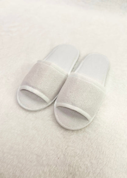 Rose & Blooms Open Toe Spa Slippers (Usually £6 per slipper)